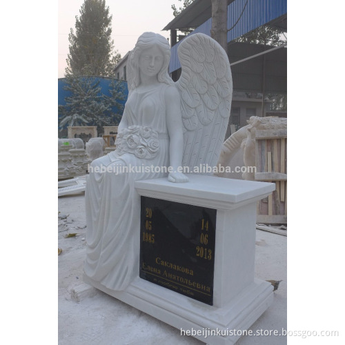 angel sculpture tombstone wholsale high quality
